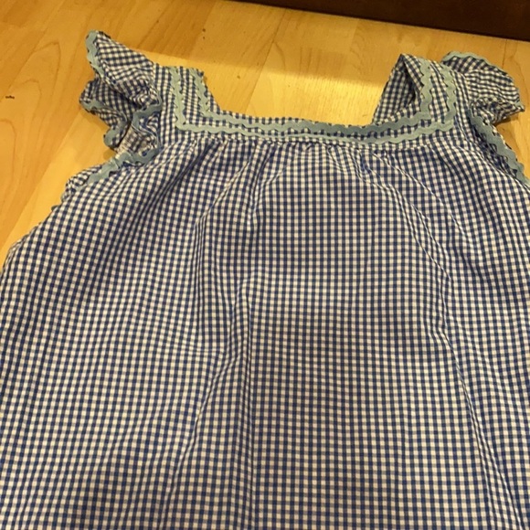 Sail to sable STS Blue checkered dress girls size 10 - Picture 7 of 7